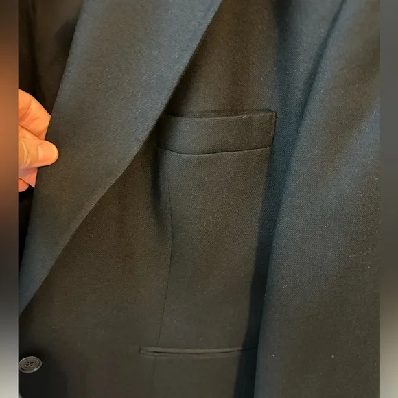Black, Pure Wool Women’s Blazer. Like new condition. True Classic Garment!