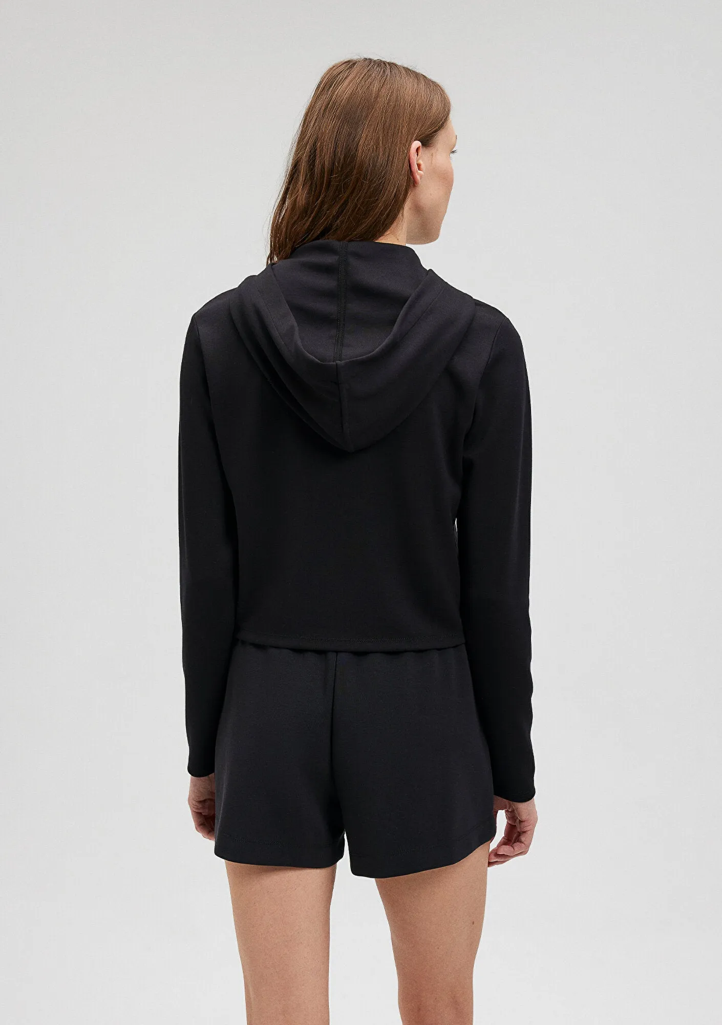 Black Zip Up Sweatshirt