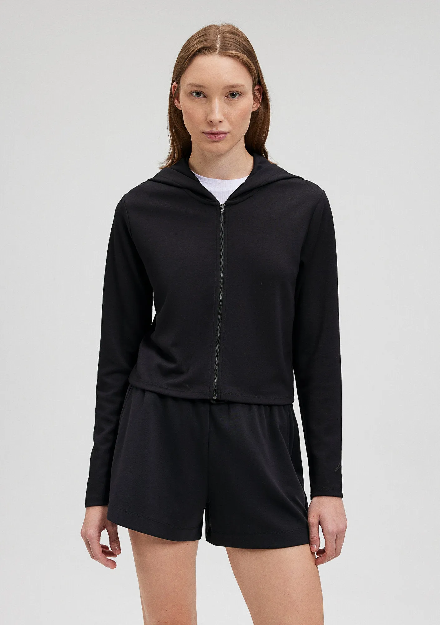 Black Zip Up Sweatshirt