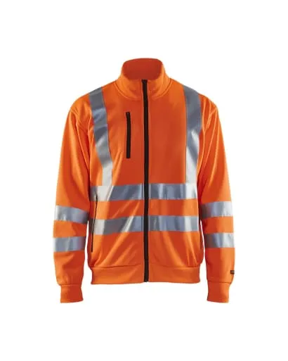 Blaklader High Visibility Full Zip Work Sweatshirt Class 3 - 3358