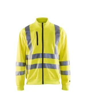 Blaklader High Visibility Full Zip Work Sweatshirt Class 3 - 3358