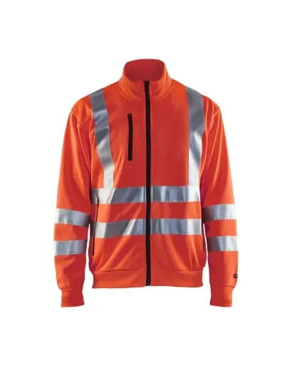 Blaklader High Visibility Full Zip Work Sweatshirt Class 3 - 3358