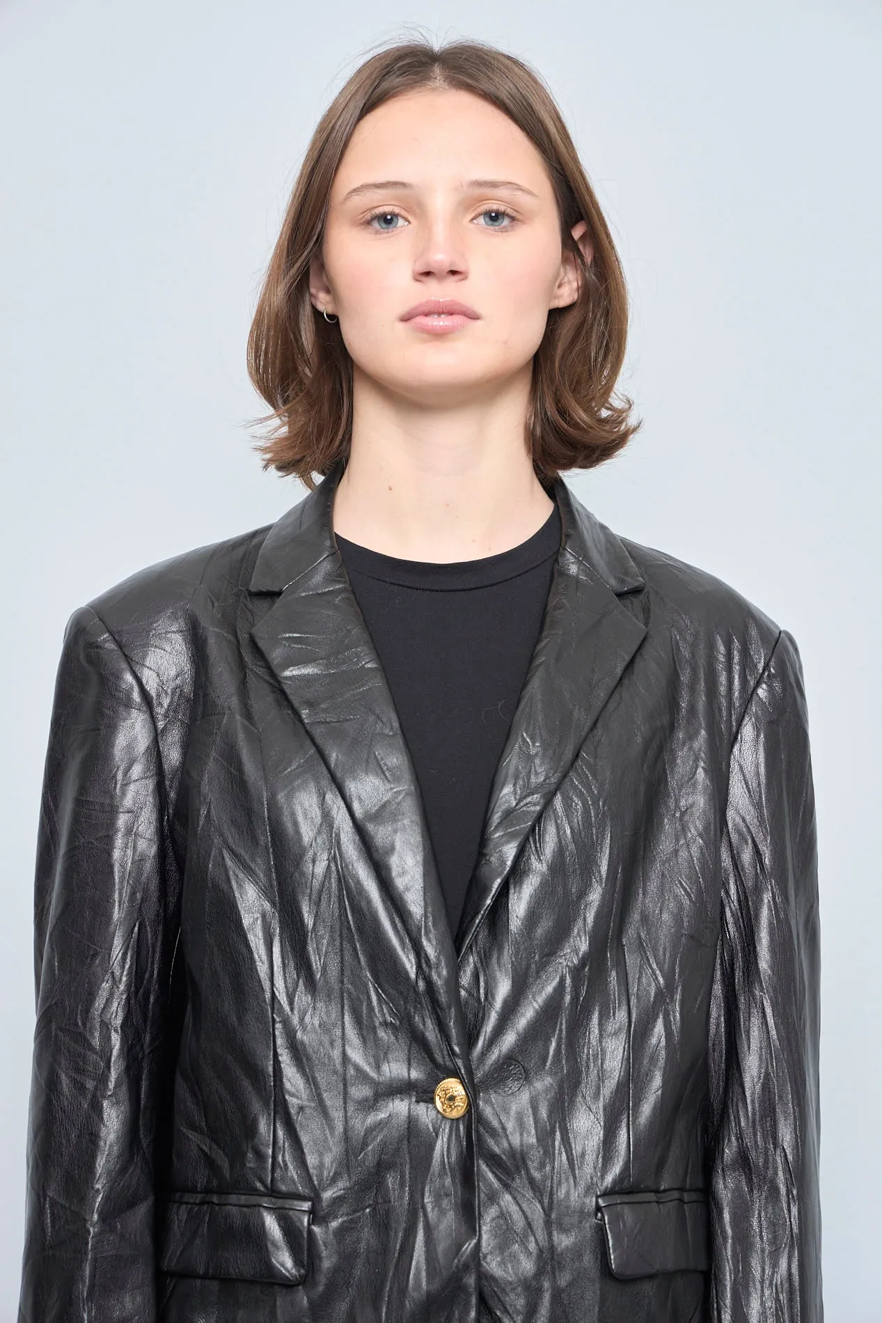 Blazer casual  negro zara talla L 943