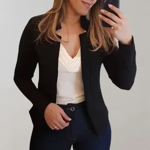 Blazer Elise™ | Women's Lightweight Lapel Collar Blazer | Breathable Fabric, Tailored Fit & Stylish Design