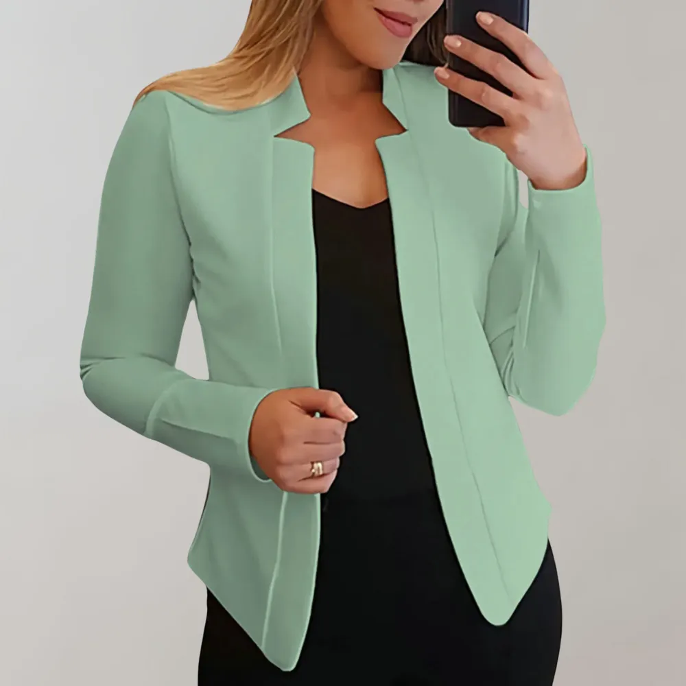 Blazer Elise™ | Women's Lightweight Lapel Collar Blazer | Breathable Fabric, Tailored Fit & Stylish Design