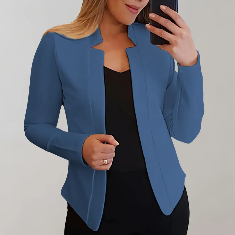 Blazer Elise™ | Women's Lightweight Lapel Collar Blazer | Breathable Fabric, Tailored Fit & Stylish Design