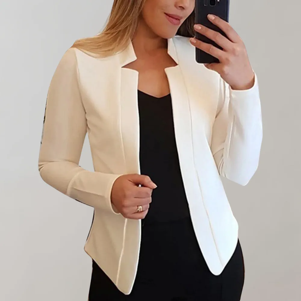 Blazer Elise™ | Women's Lightweight Lapel Collar Blazer | Breathable Fabric, Tailored Fit & Stylish Design