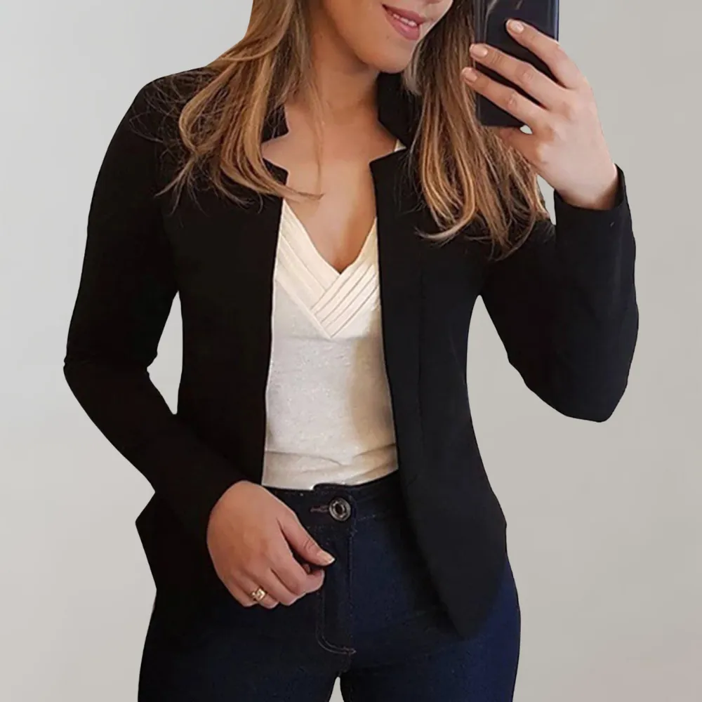Blazer Elise™ | Women's Lightweight Lapel Collar Blazer | Breathable Fabric, Tailored Fit & Stylish Design