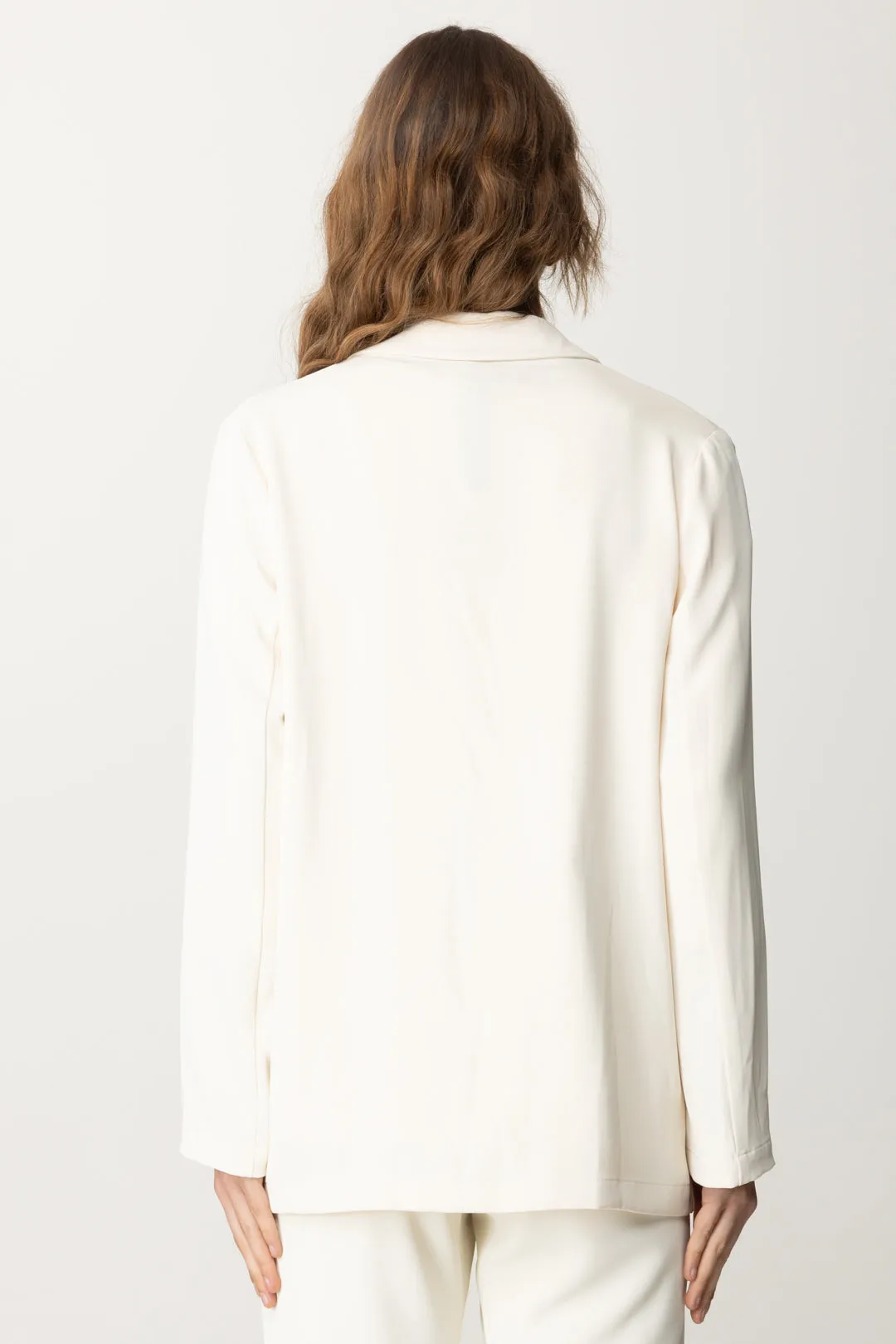 Blazer Monopetto Dal Taglio Fluido