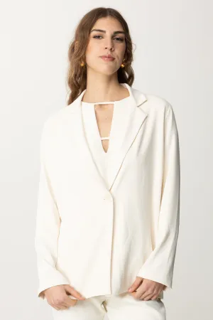 Blazer Monopetto Dal Taglio Fluido