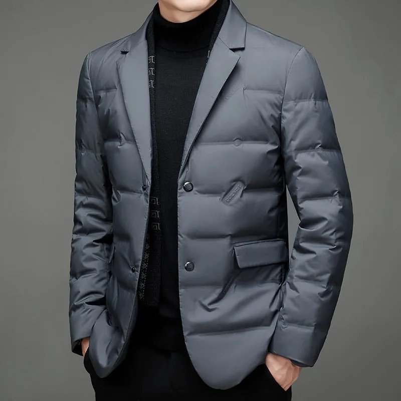 Blazer Nova™ | Men's Puffer Blazer Jacket | Tailored Fit, Quilted Insulation & Water-Resistant Design