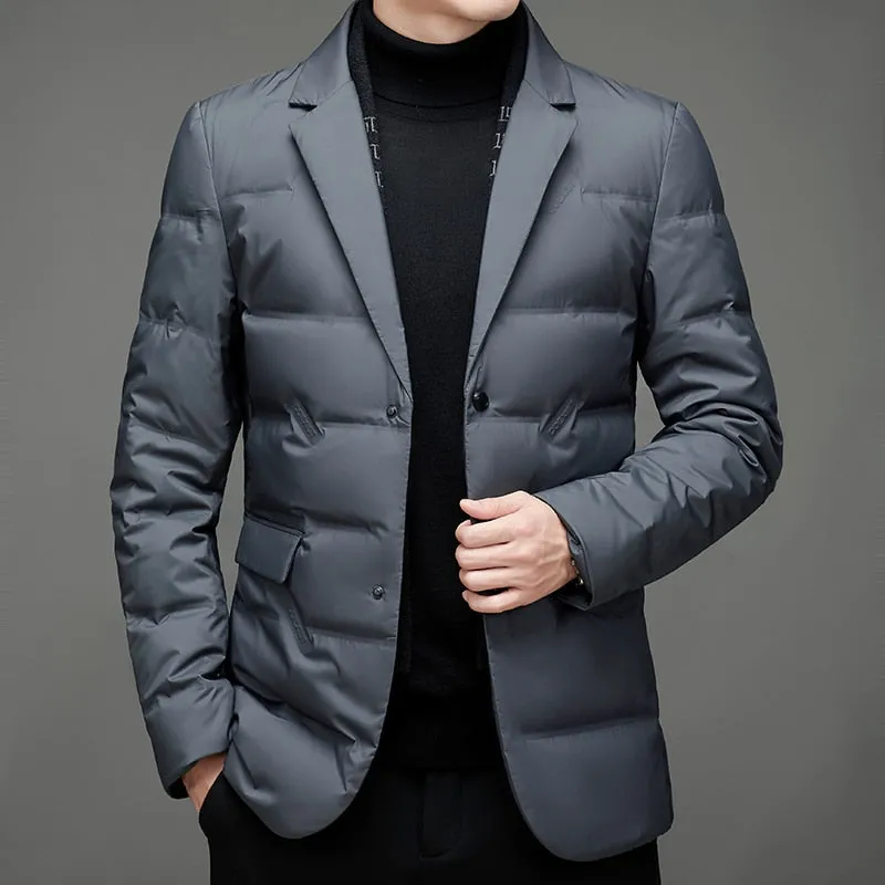 Blazer Nova™ | Men's Puffer Blazer Jacket | Tailored Fit, Quilted Insulation & Water-Resistant Design