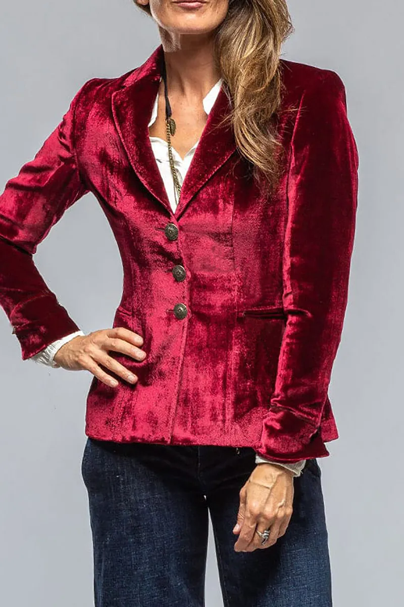 Blazer Vesper™ | Women's Retro Lapel Blazer | Slim Fit, Stylish Pockets, Lightweight Fabric