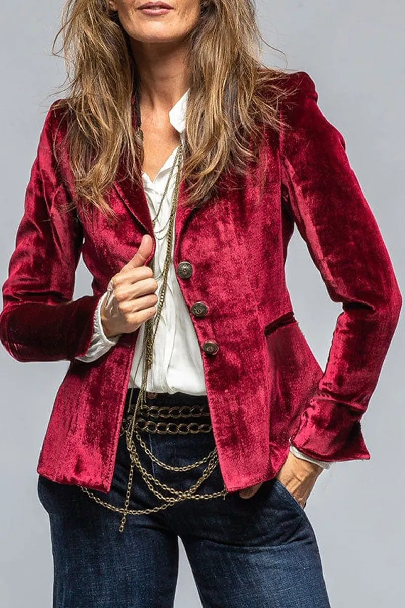 Blazer Vesper™ | Women's Retro Lapel Blazer | Slim Fit, Stylish Pockets, Lightweight Fabric