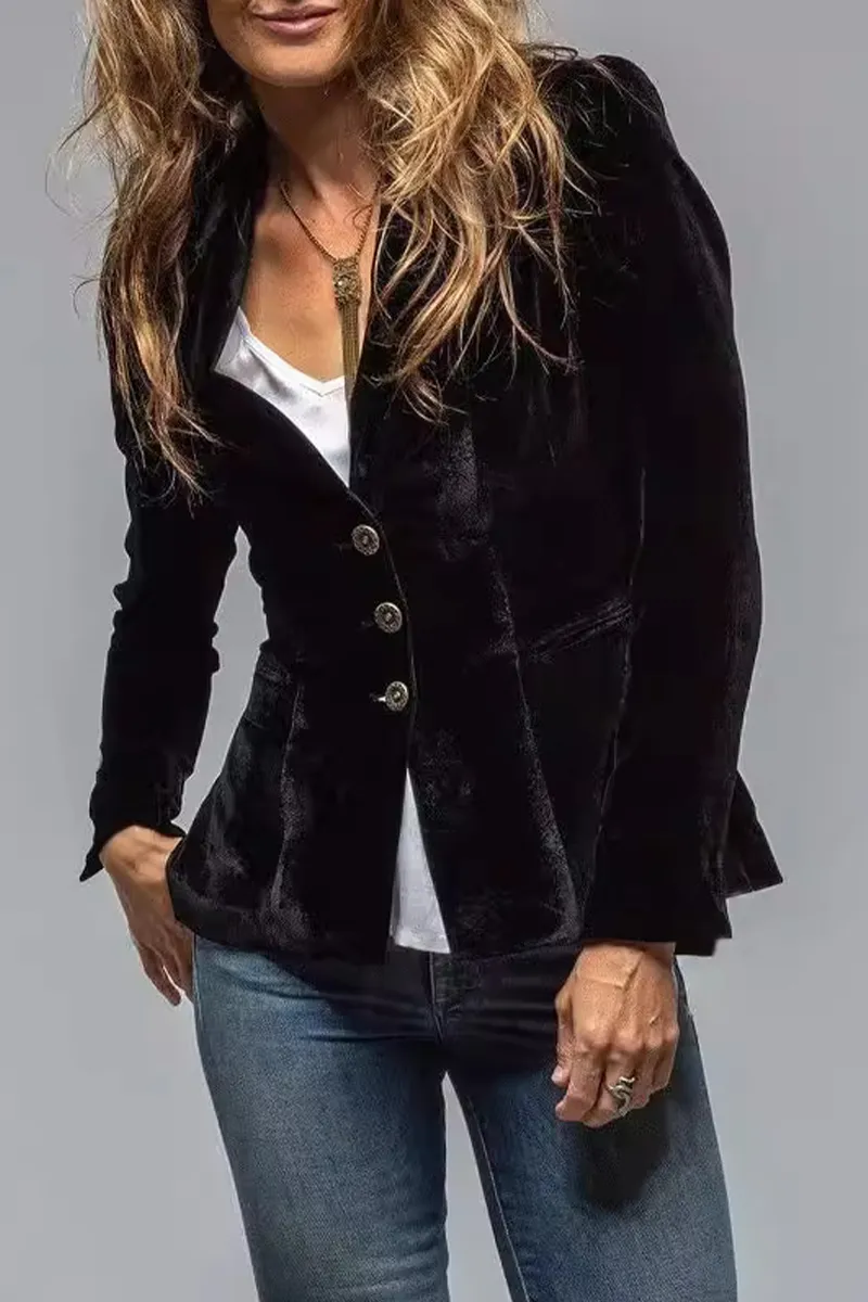 Blazer Vesper™ | Women's Retro Lapel Blazer | Slim Fit, Stylish Pockets, Lightweight Fabric