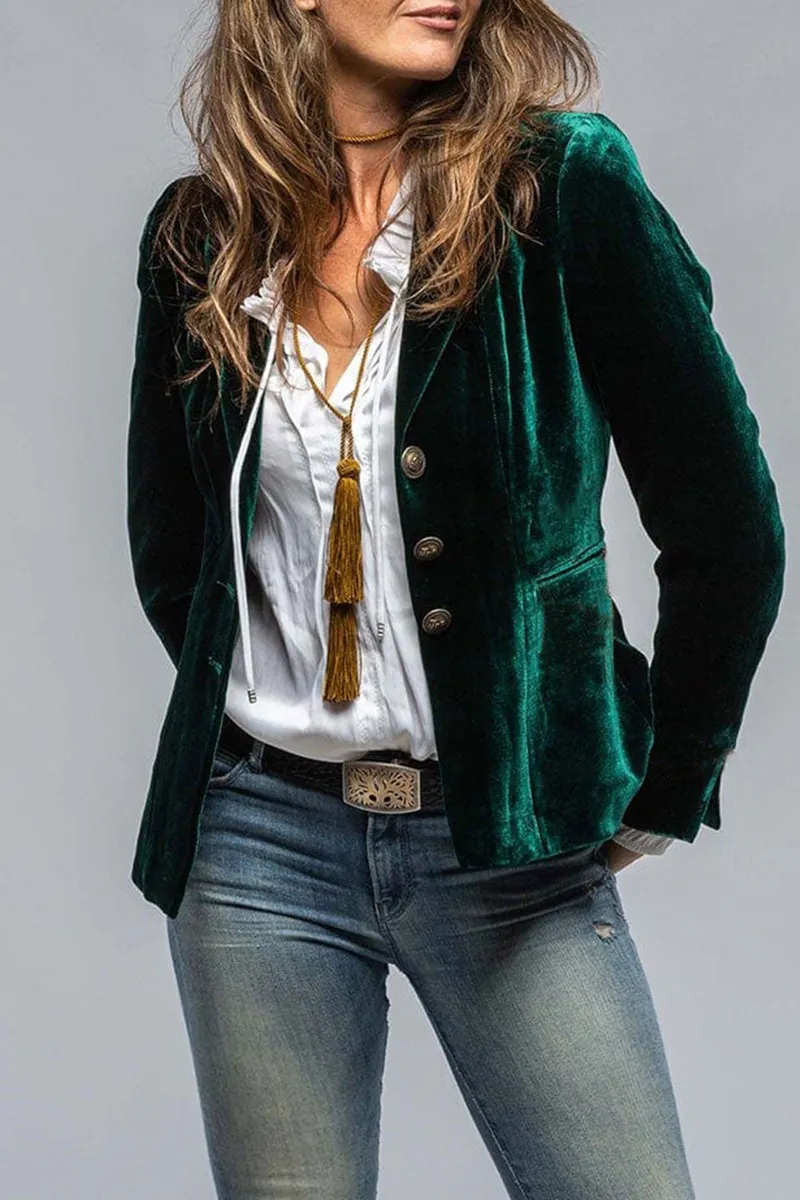Blazer Vesper™ | Women's Retro Lapel Blazer | Slim Fit, Stylish Pockets, Lightweight Fabric