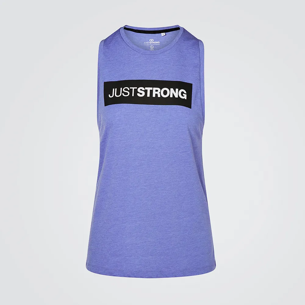 Blue Iris Marl Athletic Box Tank