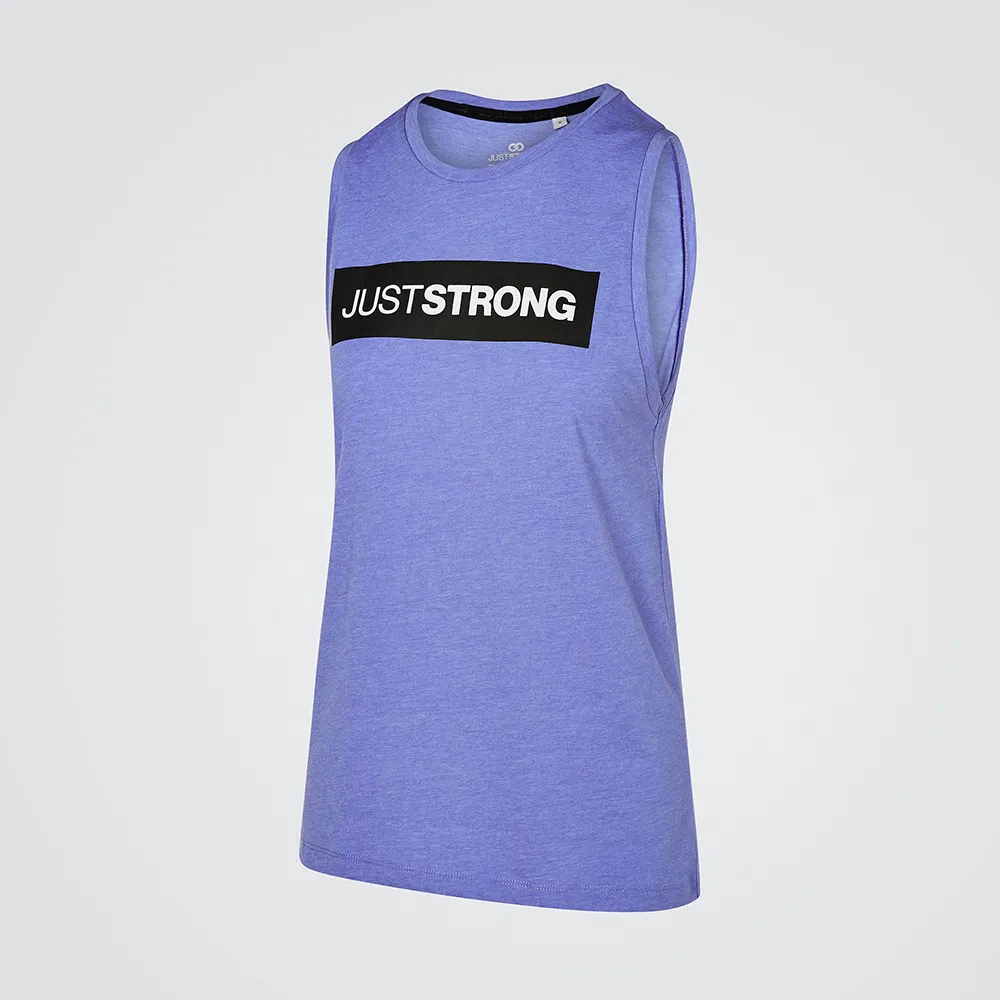 Blue Iris Marl Athletic Box Tank