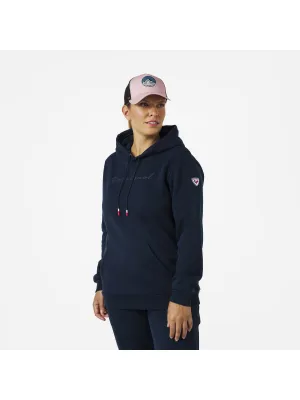 Bluza damska Rossignol W LOGO SWEAT HOOD FL granatowy