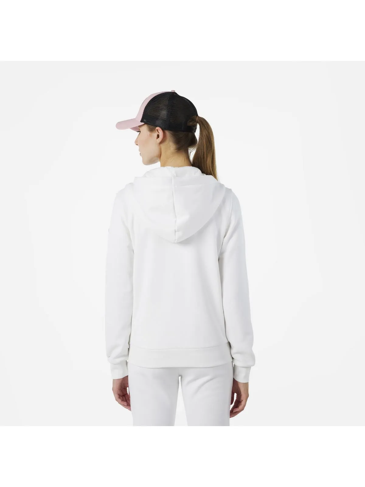 Bluza Rossignol W LOGO SWEAT FZ HOOD FL biały