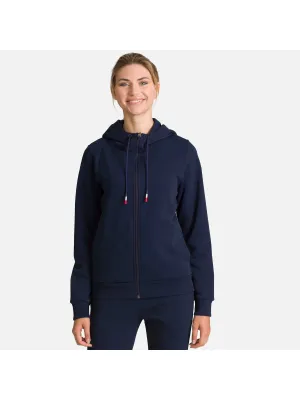 Bluza Rossignol W Logo Sweat Fz Hood Fl granatowy