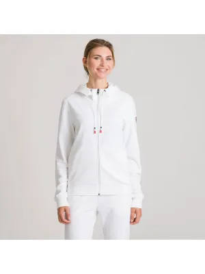Bluza Rossignol W Logo Sweat Fz Hood Ft biały