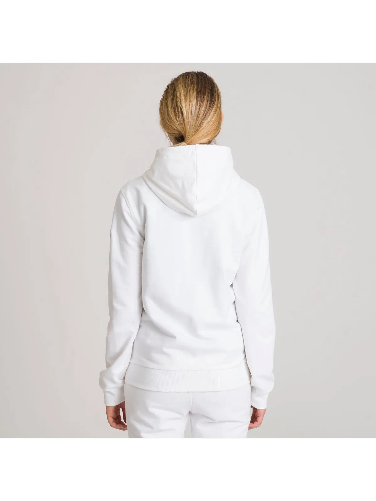 Bluza Rossignol W Logo Sweat Fz Hood Ft biały