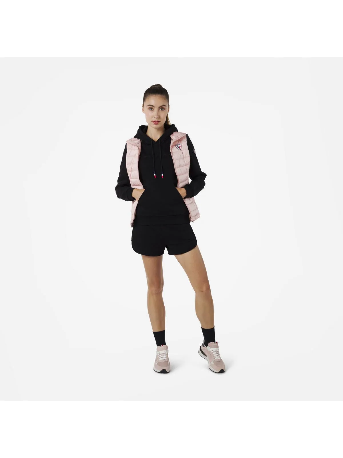 Bluza Rossignol W Logo Sweat Hood Fl czarny