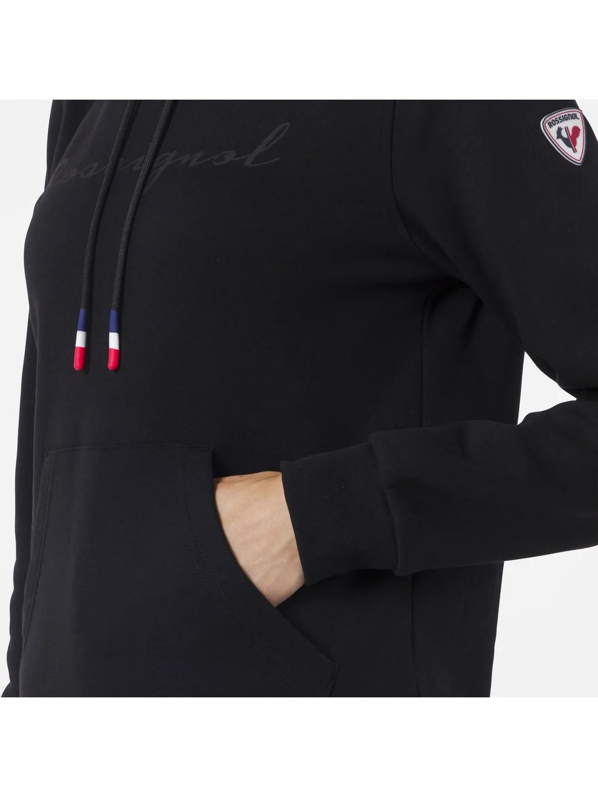 Bluza Rossignol W Logo Sweat Hood Fl czarny