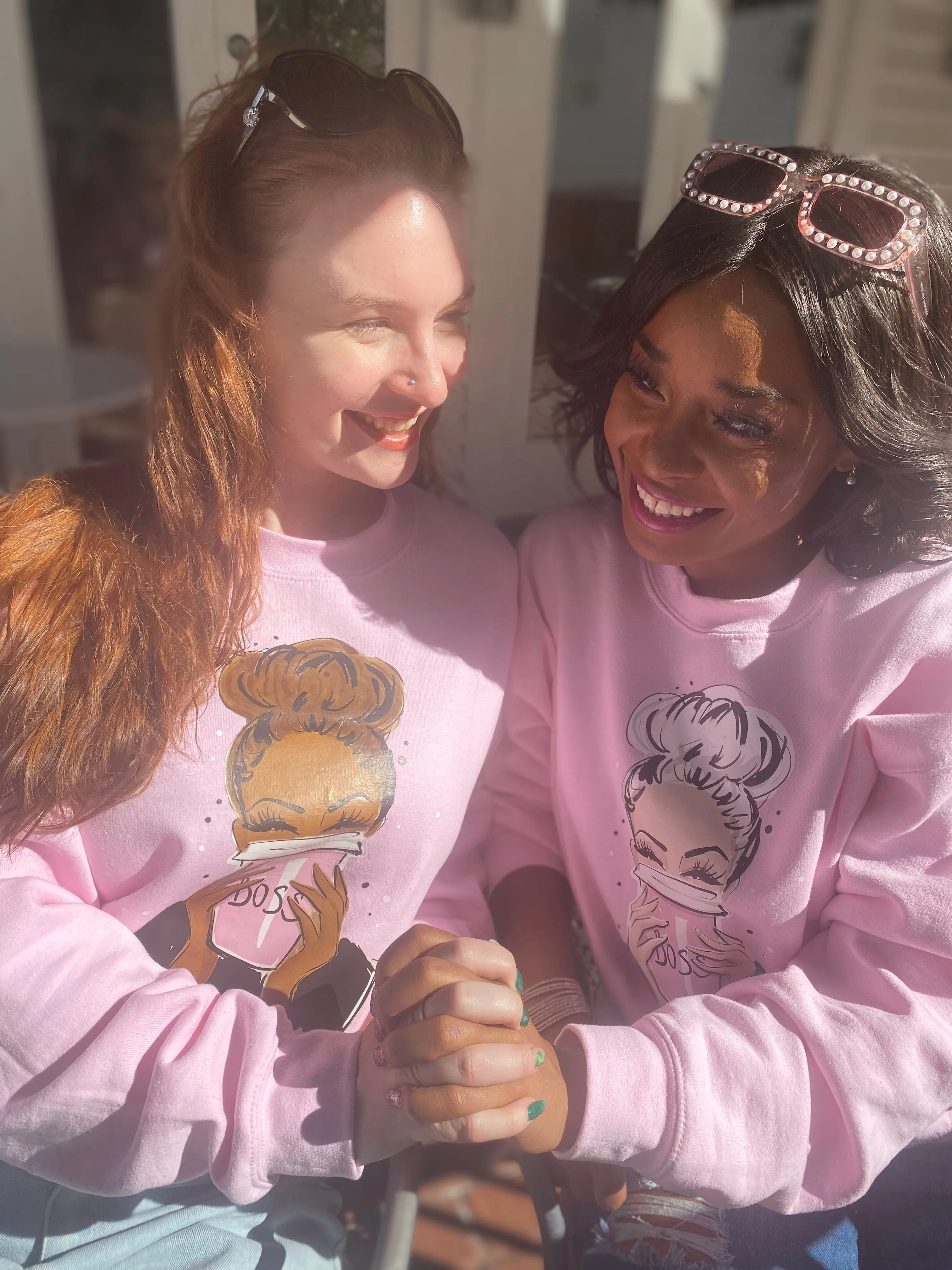 Boss Babe Sweatshirt- Blush