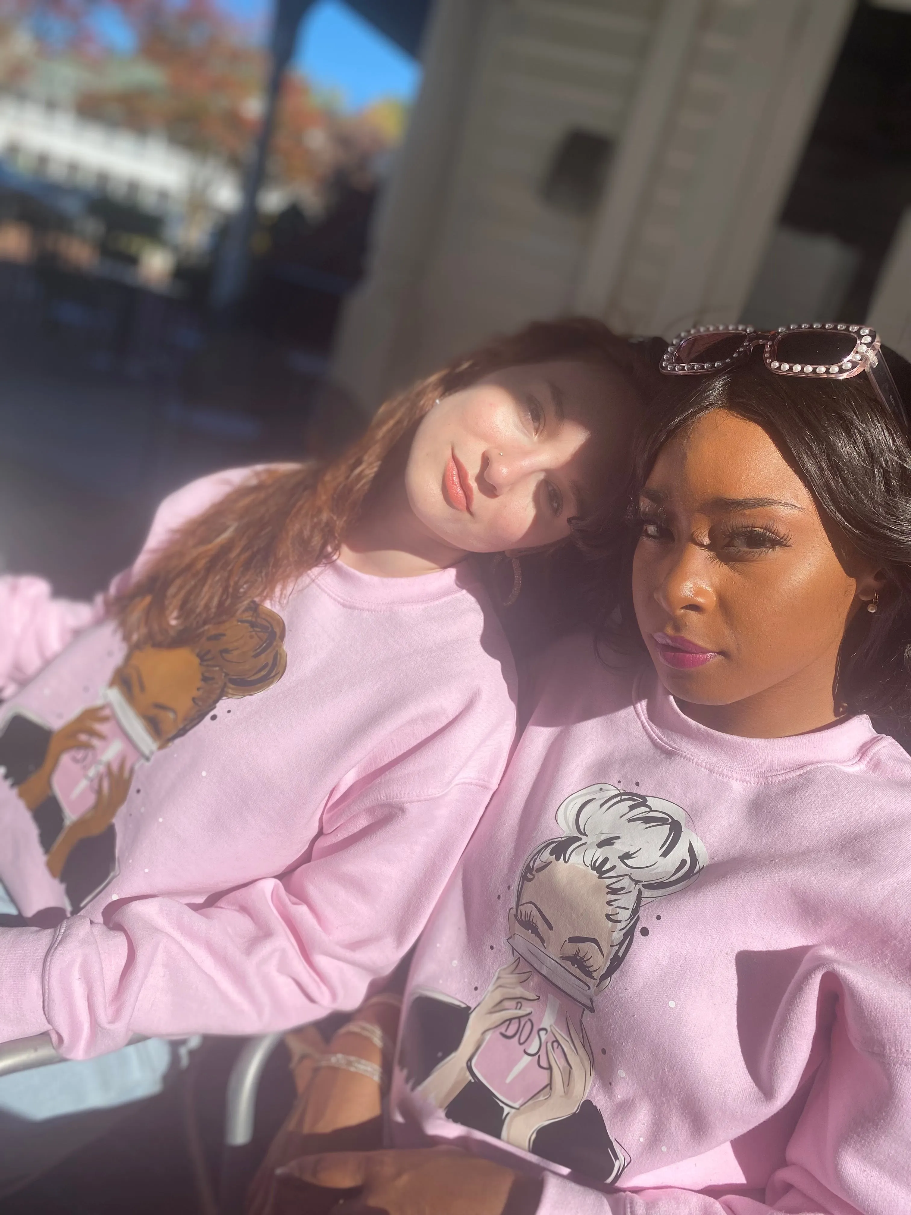 Boss Babe Sweatshirt- Blush