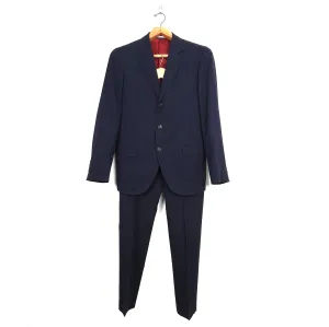 Brunello Cucinelli Suit Navy Size 48