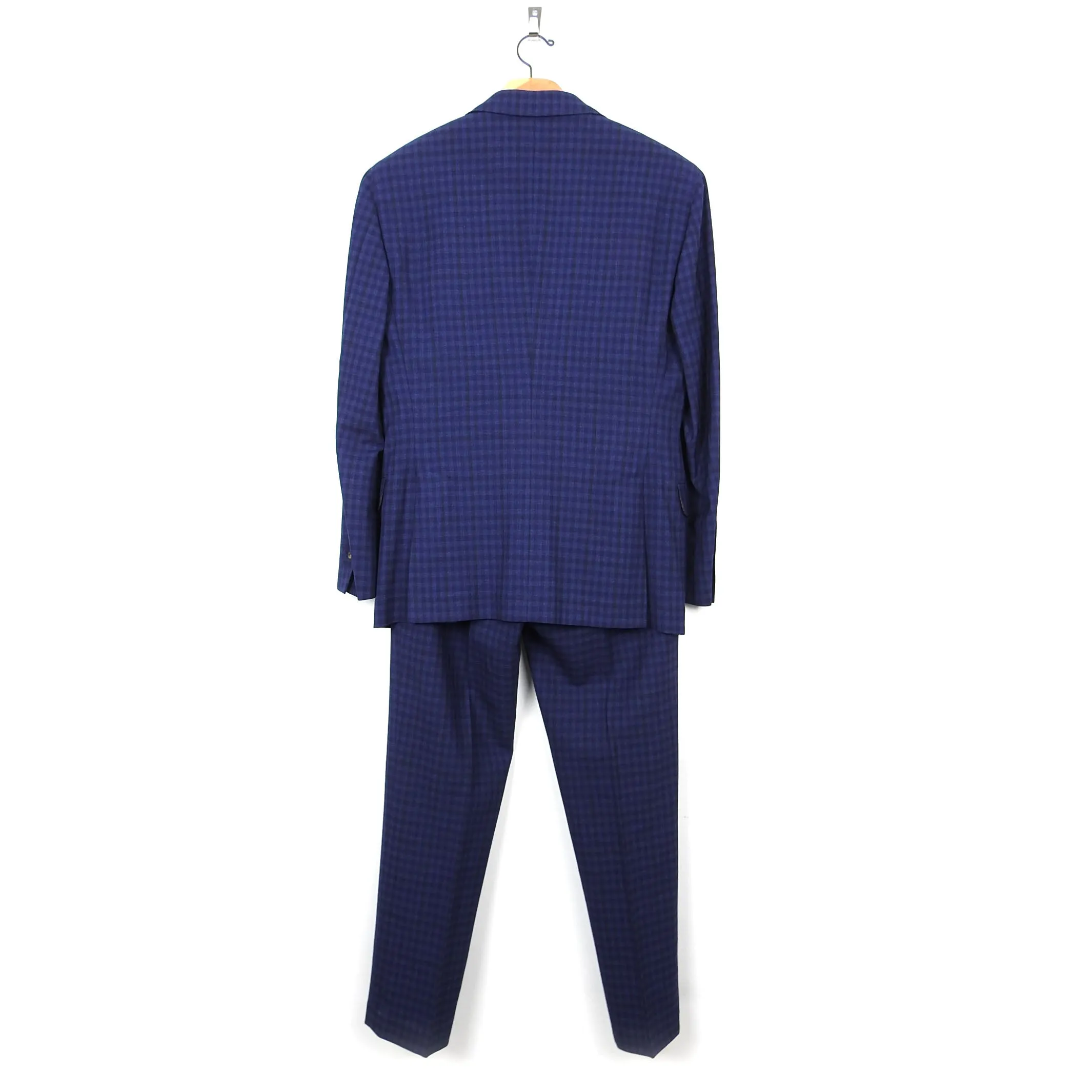 Brunello Cucinelli Wool Check Suit Size 50