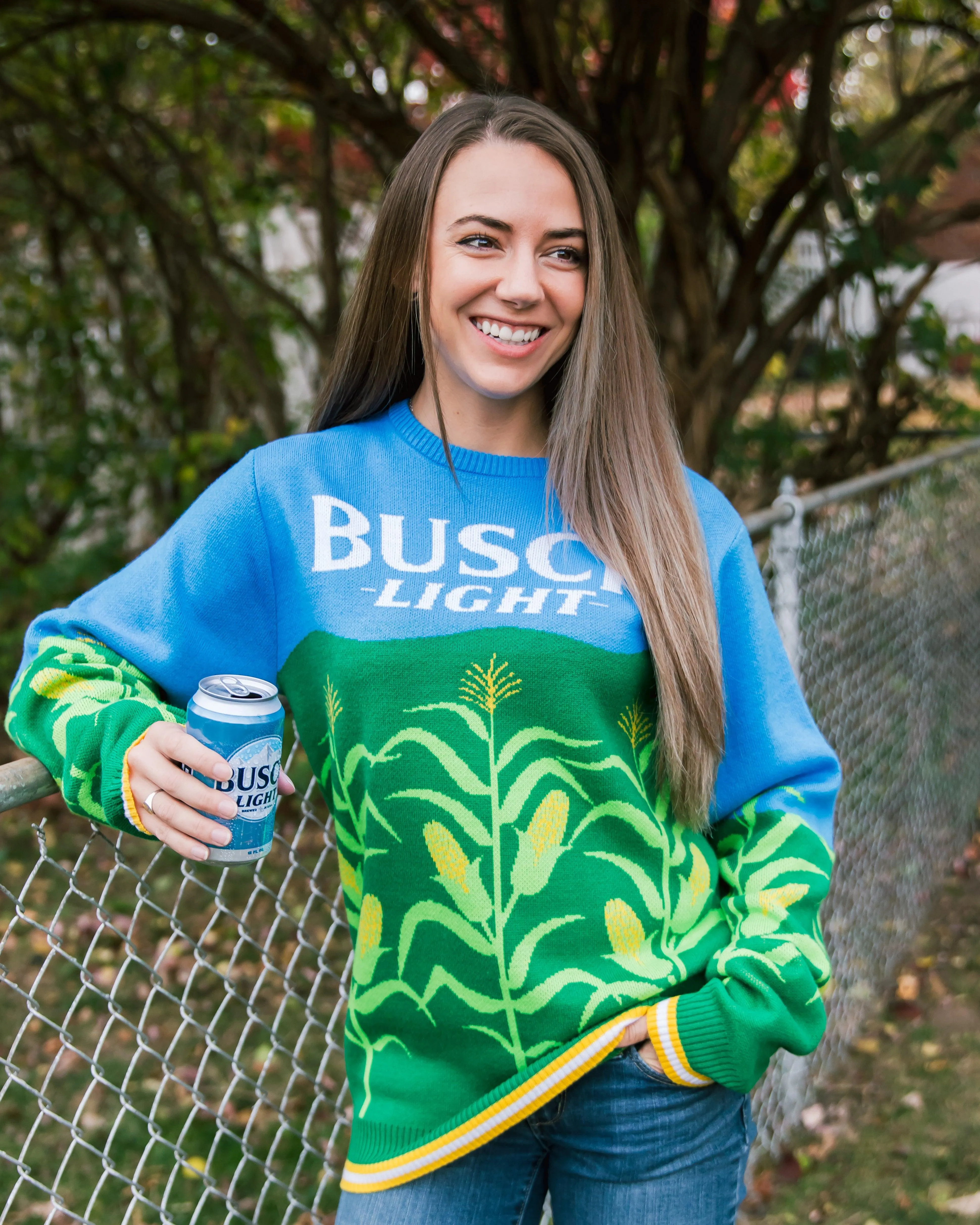 Busch Light Corn Field Sweater