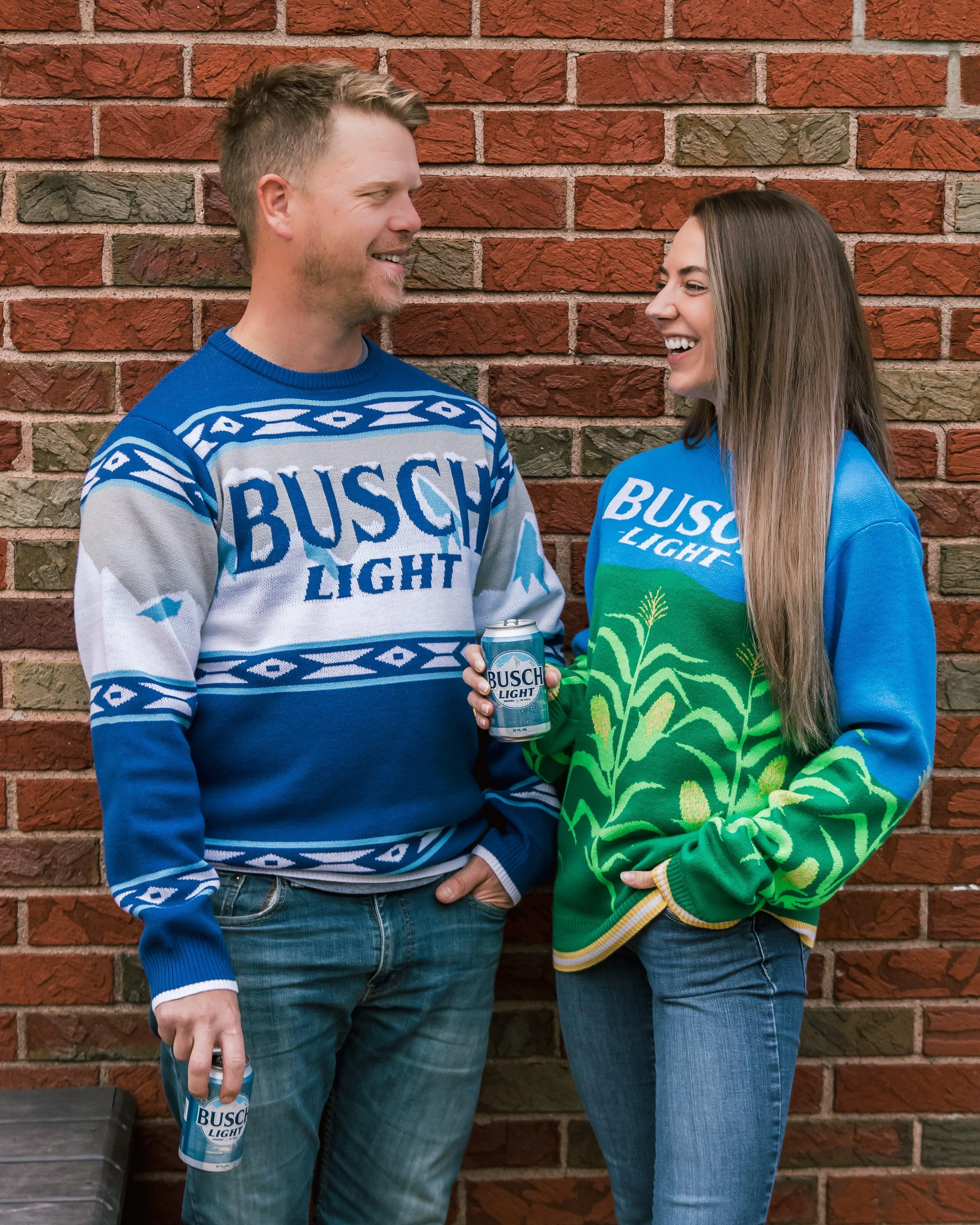 Busch Light Corn Field Sweater