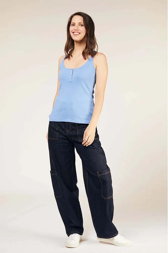 Buttoned Rib Vest