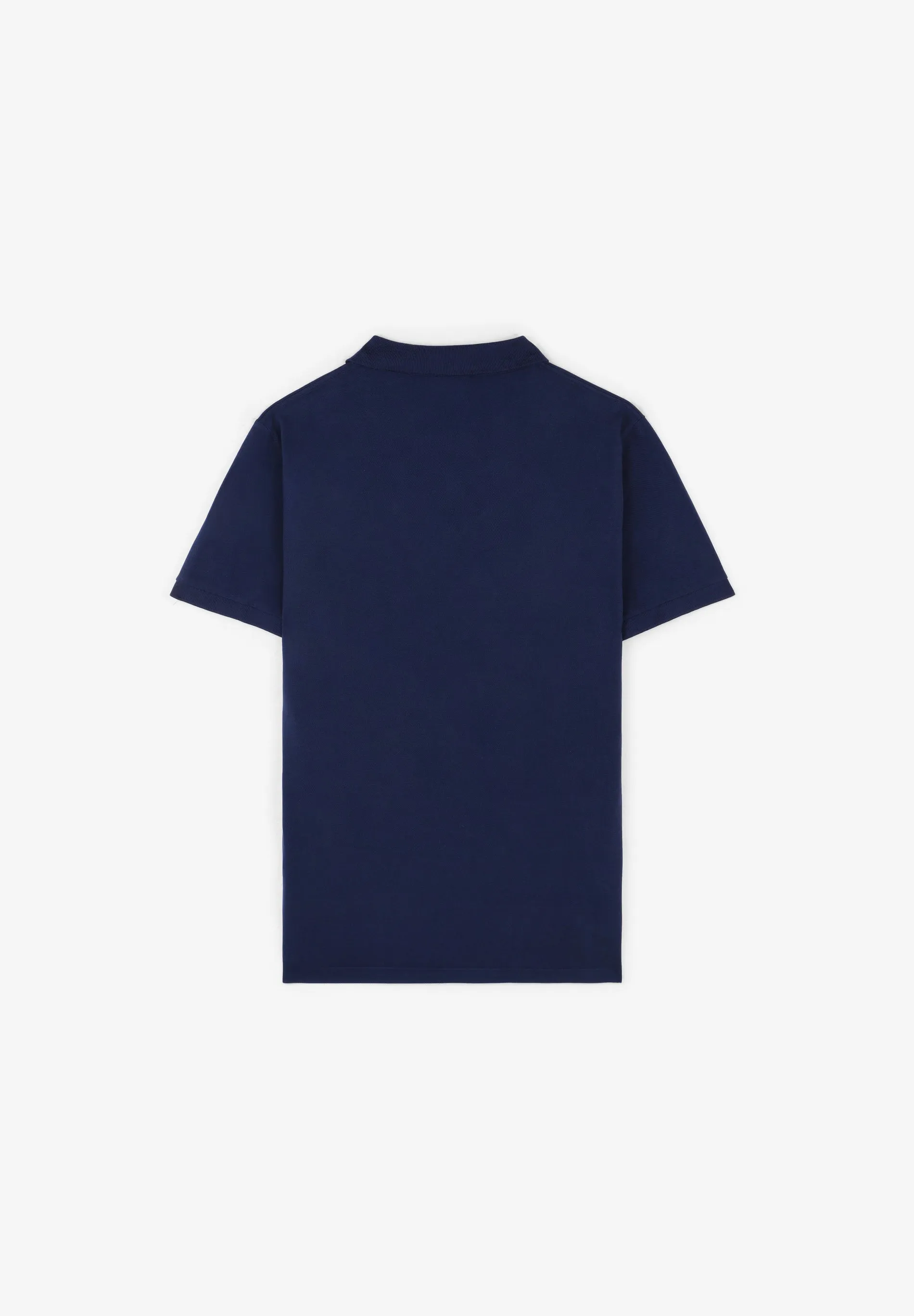 CAMISA POLO BÁSICA COM SKULL EM CONTRASTE