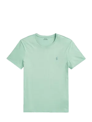 Camiseta Polo Ralph Lauren Verde Celadon de Punto Custom Slim Fit