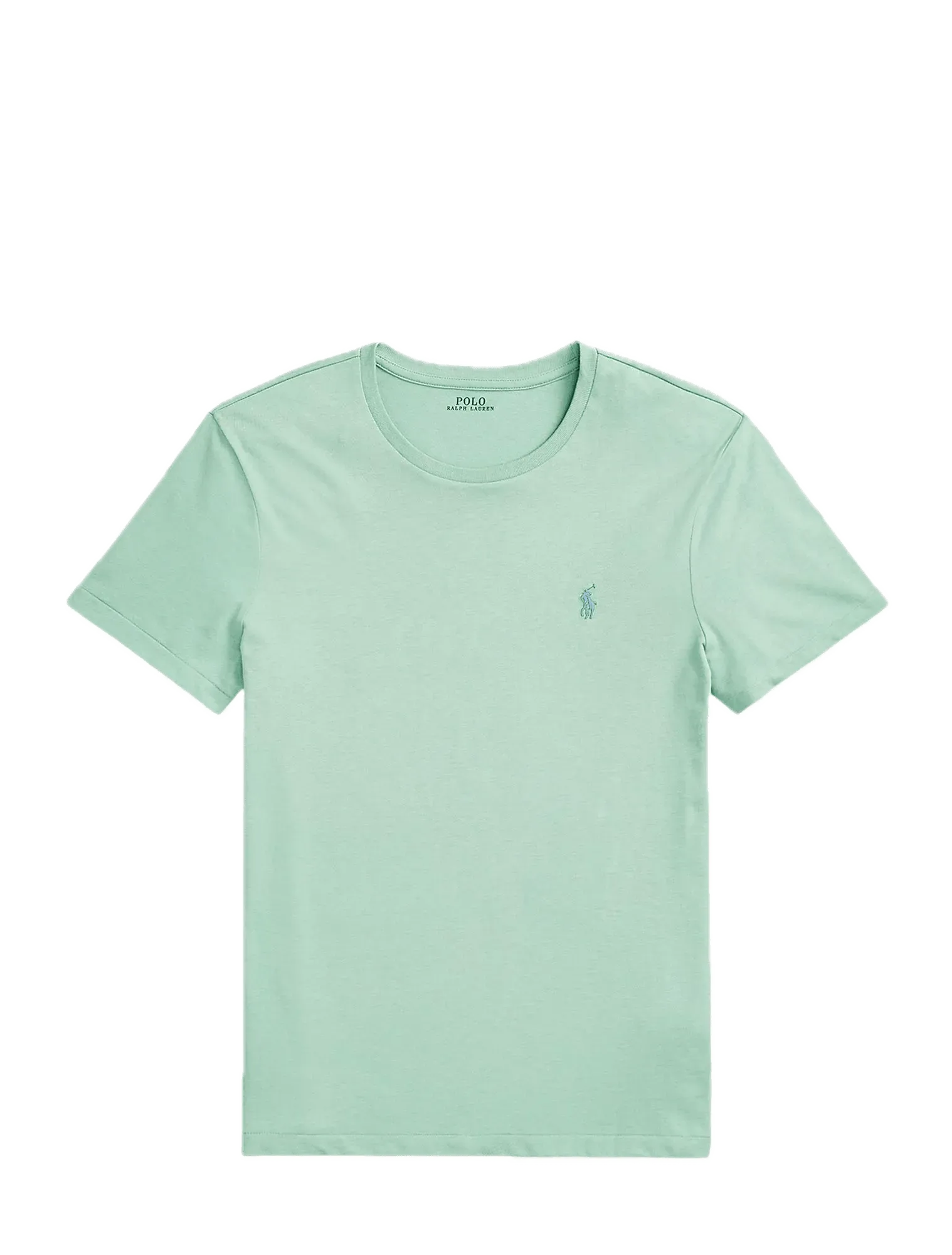 Camiseta Polo Ralph Lauren Verde Celadon de Punto Custom Slim Fit