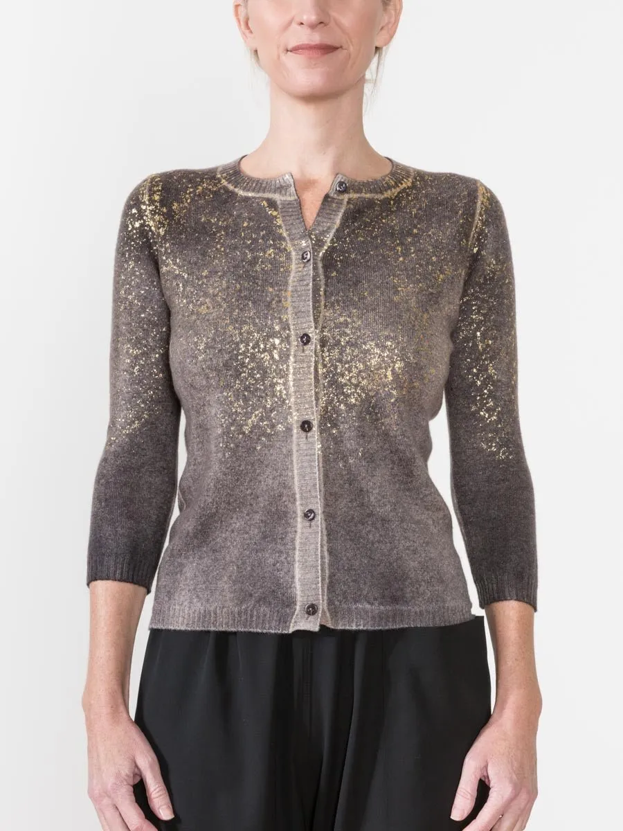 cardigan with lamination