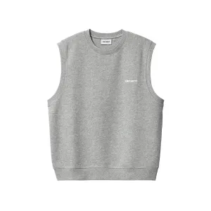 Carhartt Script Vest Sweat Heather Grey