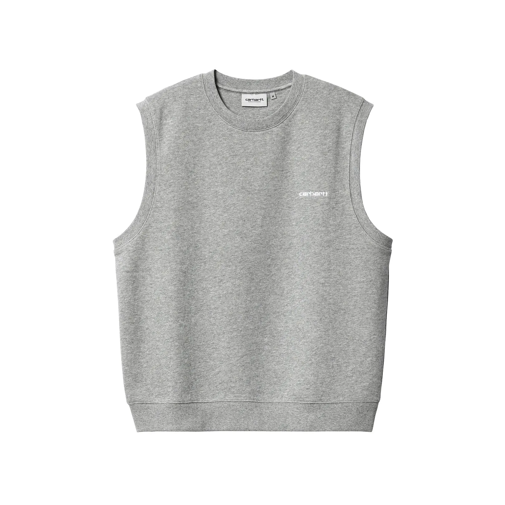 Carhartt Script Vest Sweat Heather Grey