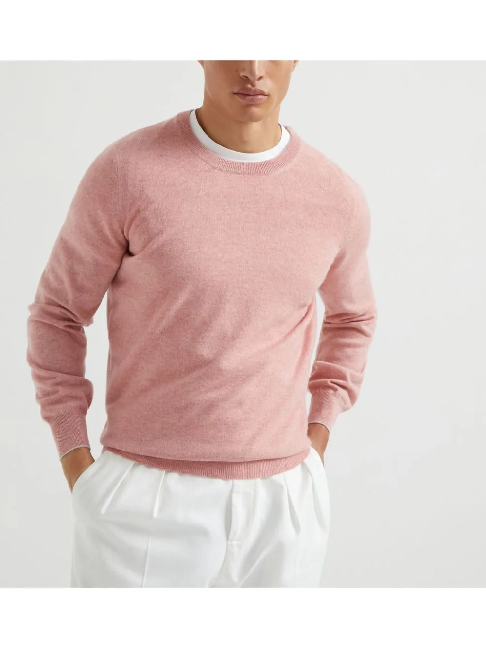 Cashmere crewneck sweater