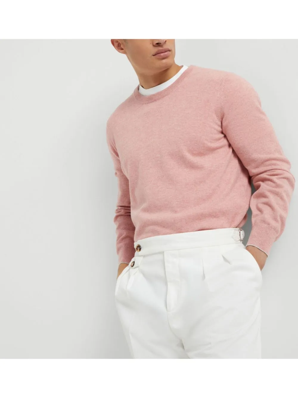 Cashmere crewneck sweater