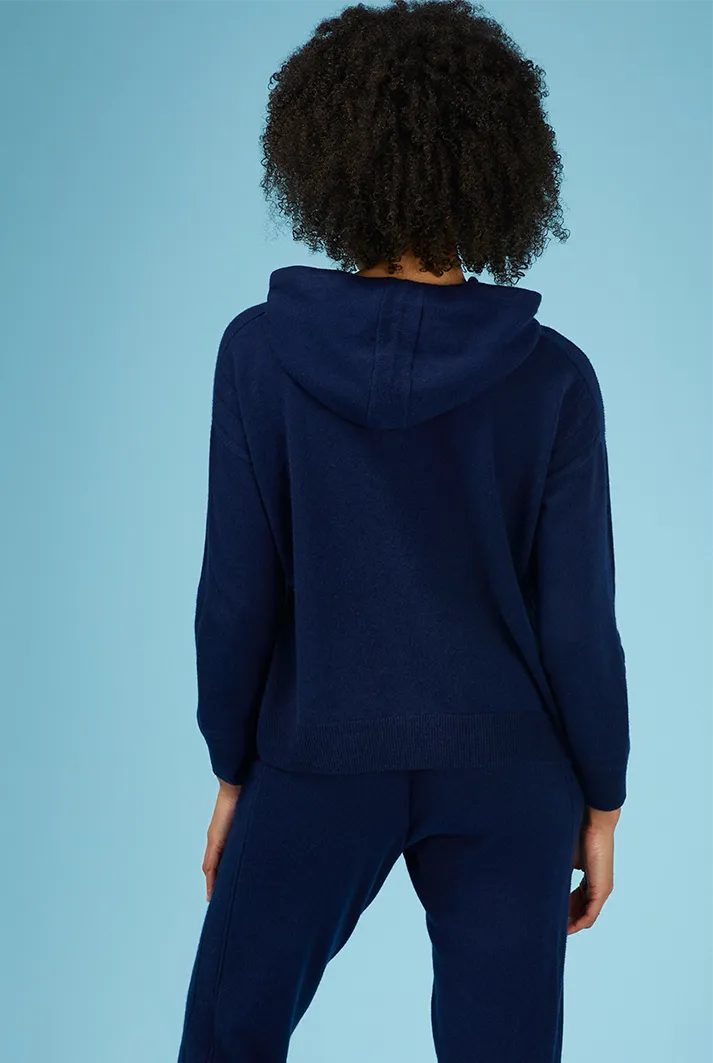 Cashmere Hoodie Midnight