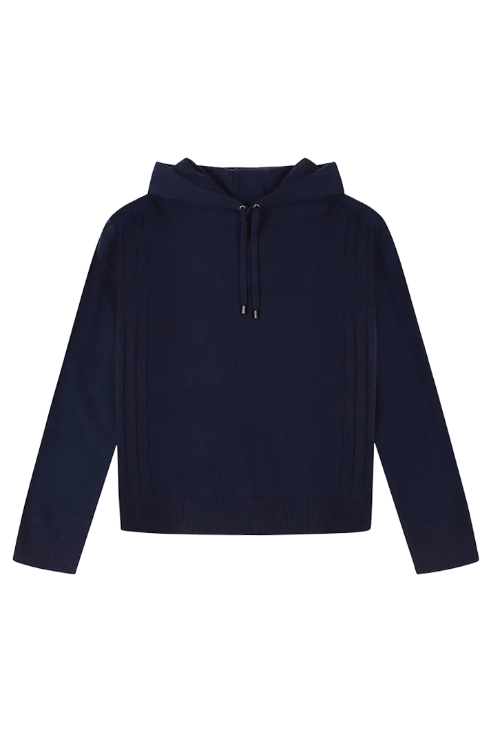 Cashmere Hoodie Midnight