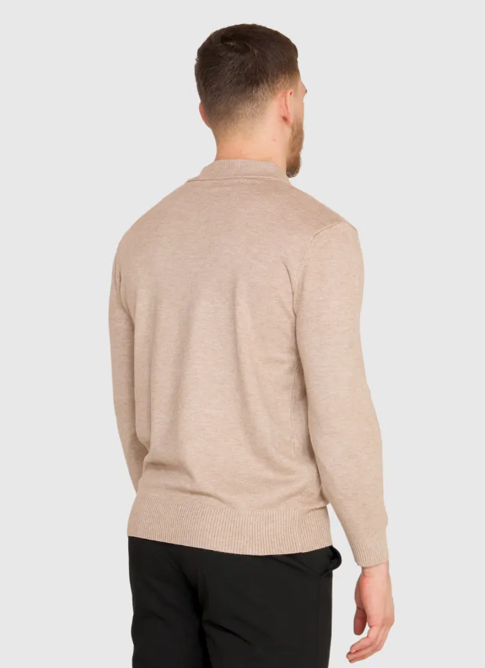 Cashmere Quarter-Zip Sweater