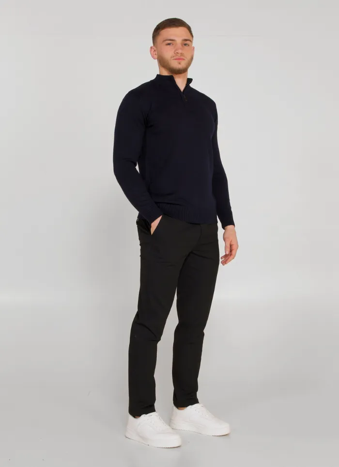 Cashmere Quarter-Zip Sweater