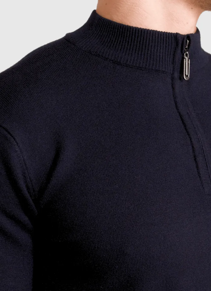 Cashmere Quarter-Zip Sweater