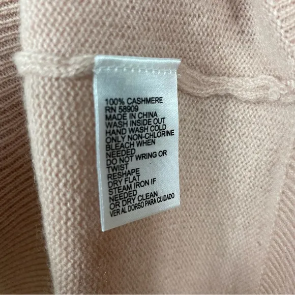 Cashmere sweater in vintage rose Antonio Melani